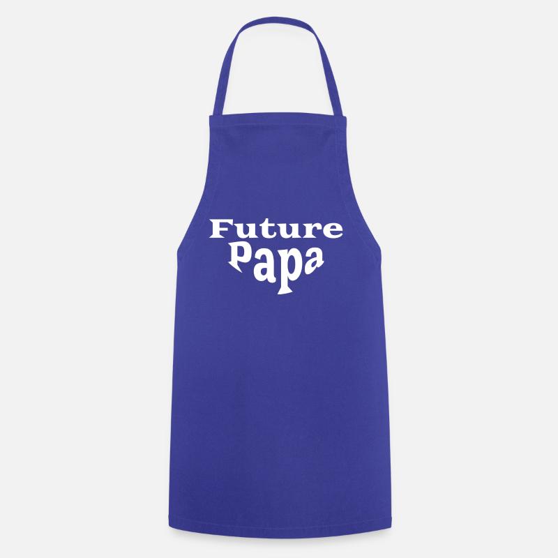 future Papa - Tablier de cuisine - bleu royal