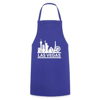Las Vegas - Tablier de cuisine - bleu royal - Devant - AI Model Male 185 dark (185cm)