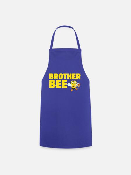 Brother Bee - Kochschürze - Royalblau
