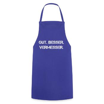 Gut Besser Vermesser Vermessungsingenieur - Kochschürze - Royalblau - Vorne - AI Model Male 185 dark (185cm)
