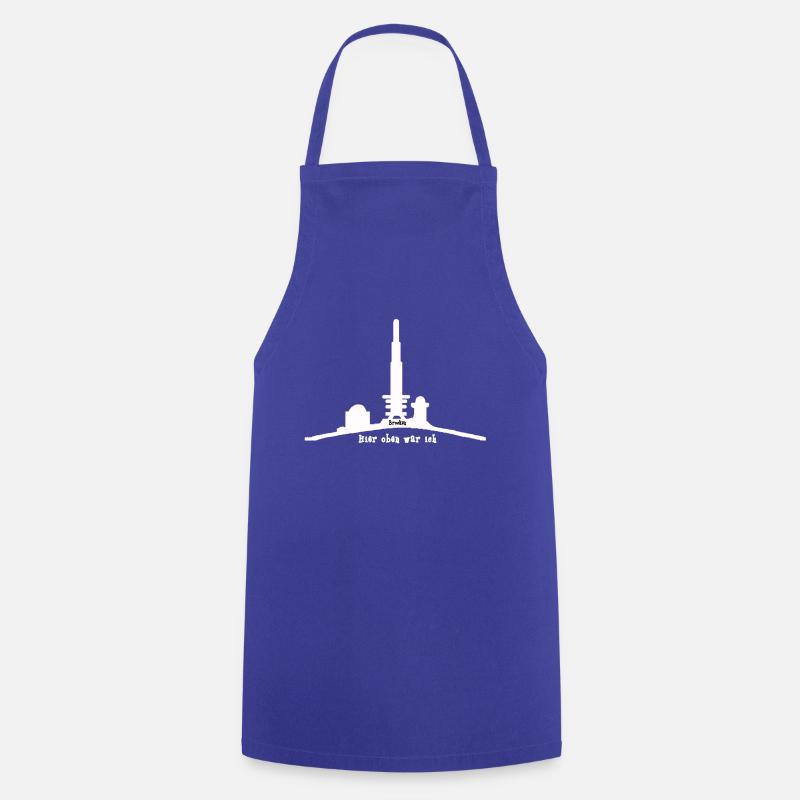 Chunks up here I was white - Cooking Apron - royal blue