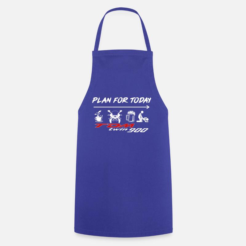 plan4today900witzlogo - Cooking Apron - royal blue