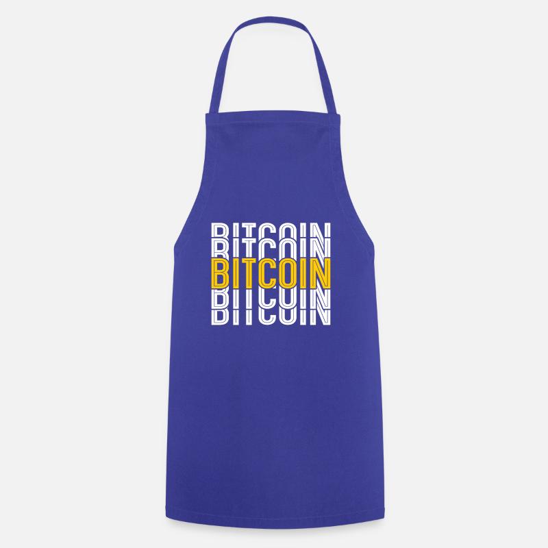 Bitcoin Bitcoin! - Kochschürze - Royalblau