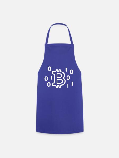 Bitcoin binär - Kochschürze - Royalblau