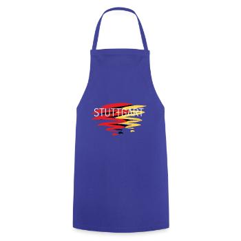 Cooking apron Stuttgart - Cooking Apron - royal blue - Front - AI Model Male 185 dark (185cm)