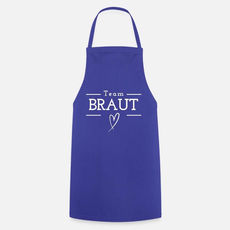 Team Bride - Cooking Apron - royal blue