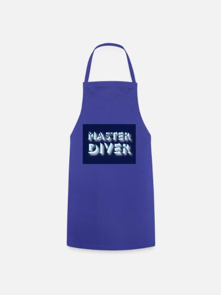 Master Diver - Kochschürze - Royalblau
