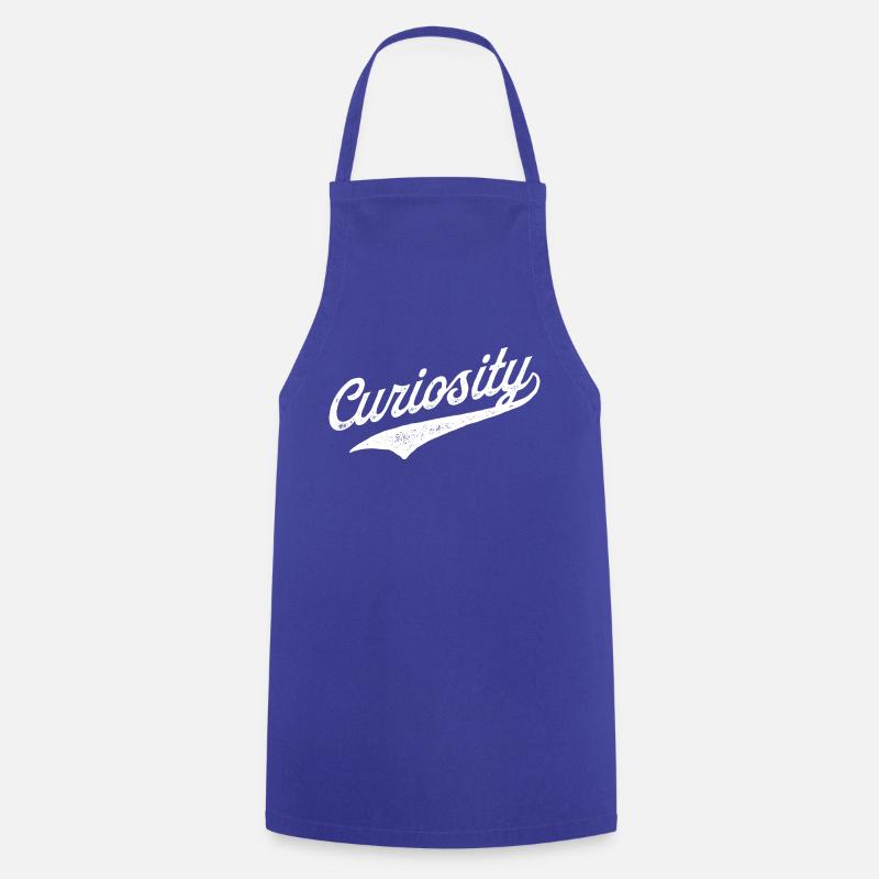 Curiosity - Cooking Apron - royal blue