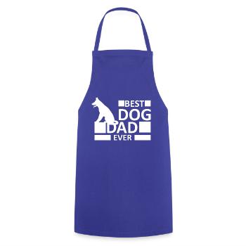 Hund Chien - Tablier de cuisine - bleu royal - Devant - AI Model Male 185 dark (185cm)