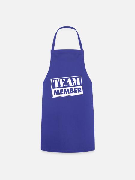 team member 01 - Kochschürze - Royalblau