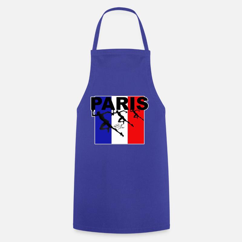 PARIS - Cooking Apron - royal blue