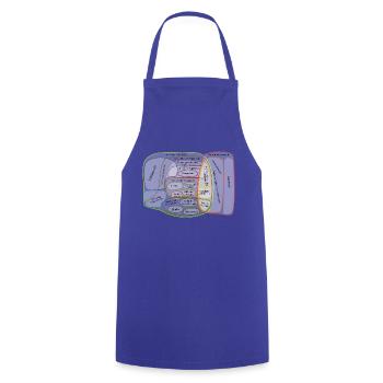 1280px Geistiges Eigentum und Wettbewerbsrecht svg - Kochschürze - Royalblau - Vorne - AI Model Male 185 dark (185cm)