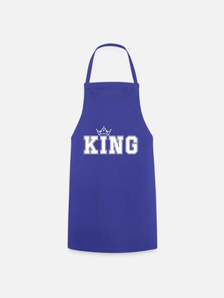 king - Kochschürze - Royalblau