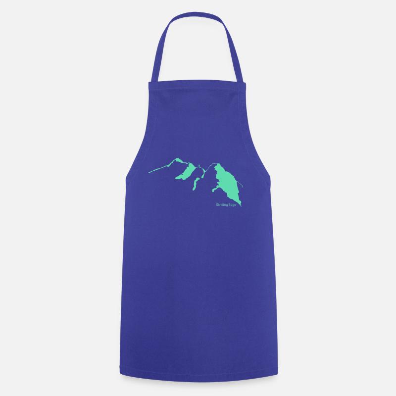 Striding Edge - Cooking Apron - royal blue