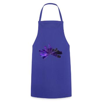 Streetart, Graffiti, Urban, City, Art - Cooking Apron - royal blue - Front - AI Model Male 185 dark (185cm)