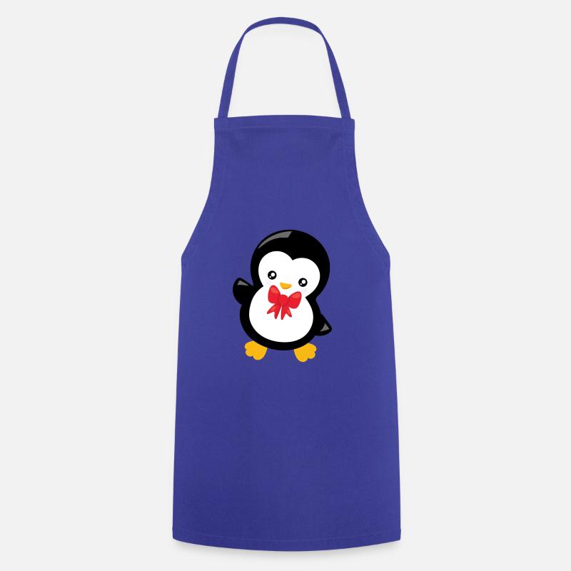 PENGUIN - Kochschürze - Royalblau