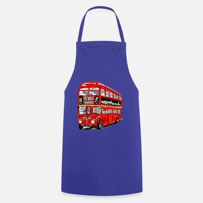 Stop the bus ! - Cooking Apron - royal blue