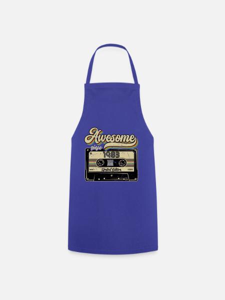 1983 Jahrgang Geburtstag Retro Vintage Geschenk - Kochschürze - Royalblau