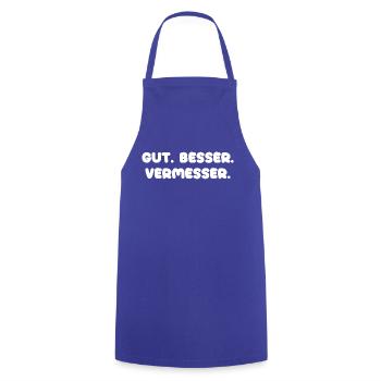 Gut Besser Vermesser Vermessungsingenieur - Kochschürze - Royalblau - Vorne - AI Model Male 185 dark (185cm)