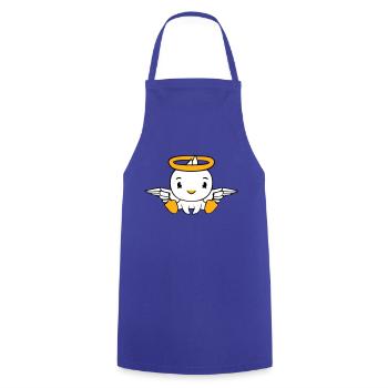 Bird Duck Angel Sky Halo Holy Sweet - Cooking Apron - royal blue - Front - AI Model Male 185 dark (185cm)
