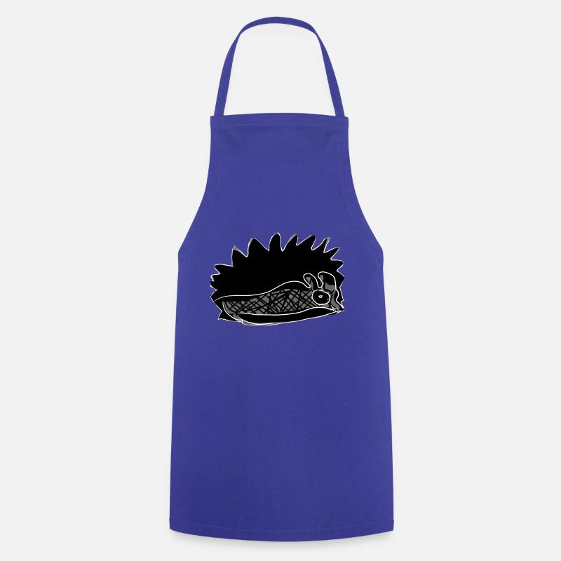 Hérisson - Tablier de cuisine - bleu royal