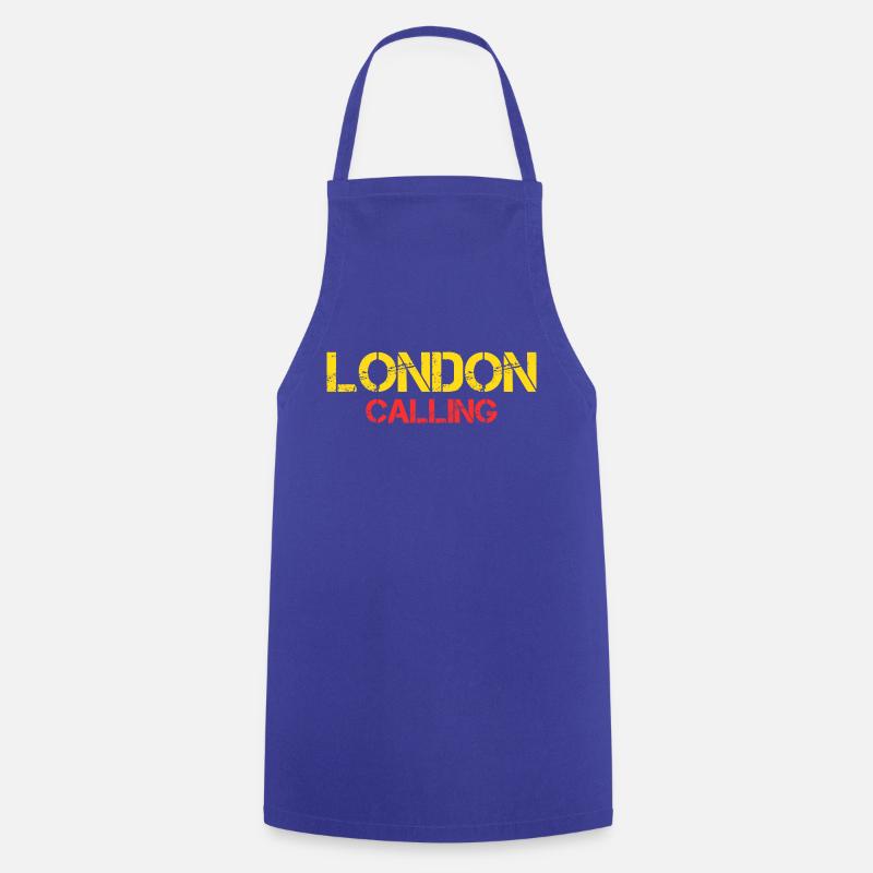 London design - Kochschürze - Royalblau
