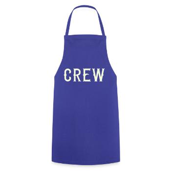 crew - Cooking Apron - royal blue - Front - AI Model Male 185 dark (185cm)