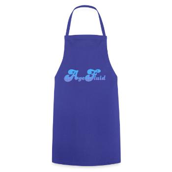 Agefluid - Cooking Apron - royal blue - Front - AI Model Male 185 dark (185cm)