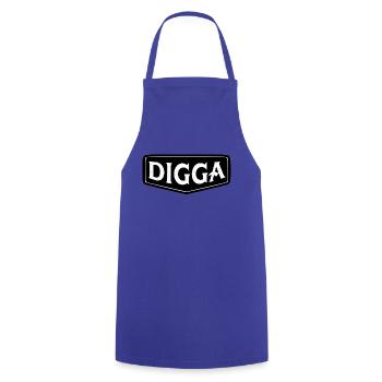 digga Alter bro moin hamburg hip hop oldschool type - Cooking Apron - royal blue - Front - AI Model Male 185 dark (185cm)