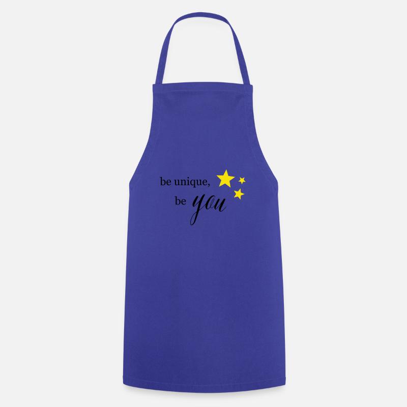 Be unique - Cooking Apron - royal blue