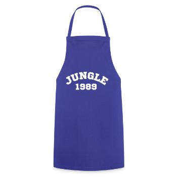 Jungle 1989 - Cooking Apron - royal blue - Front - AI Model Male 185 dark (185cm)