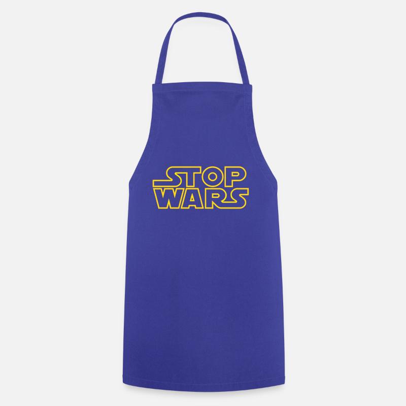 stop wars starlight outline - Cooking Apron - royal blue