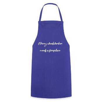 Amériques dictons hommes un charpentiers prière T-shirts - Tablier de cuisine - bleu royal - Devant - AI Model Male 185 dark (185cm)