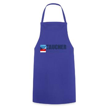 Taucher Nordhessen (W/S) Transparent - Kochschürze - Royalblau - Vorne - AI Model Male 185 dark (185cm)