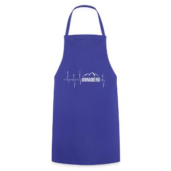 Annaberg Erzgebirge - Kochschürze - Royalblau - Vorne - AI Model Male 185 dark (185cm)