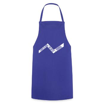 It Doesn't Get Easier You Just Get Stronger Gym - Cooking Apron - royal blue - Front - AI Model Male 185 dark (185cm)