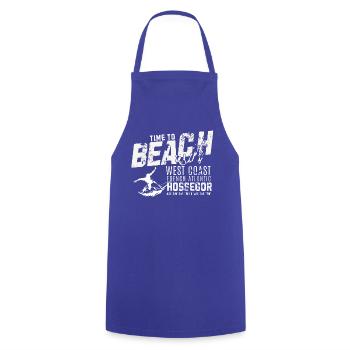 Hossegor Zeit zum Strand und Surfen - Kochschürze - Royalblau - Vorne - AI Model Male 185 dark (185cm)