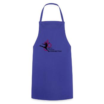 ADC_Logo - Kochschürze - Royalblau - Vorne - AI Model Male 185 dark (185cm)