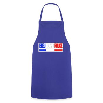 bleu blanc rouge - Tablier de cuisine - bleu royal - Devant - AI Model Male 185 dark (185cm)