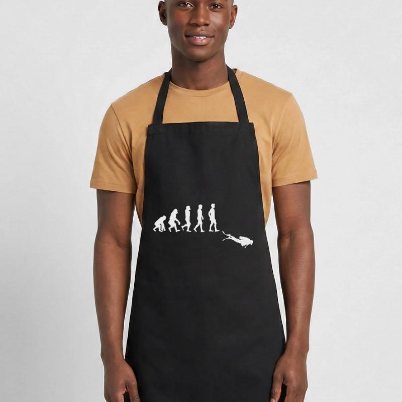 Diving Scuba Dive Evolution Evolution Funny Cooking Apron