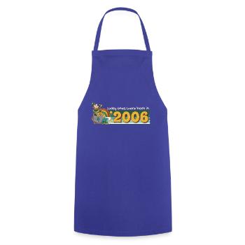 Lucky Ones est né en 2006 tee St. Patrick’s - Tablier de cuisine - bleu royal - Devant - AI Model Male 185 dark (185cm)