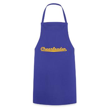 cheerleader - Kochschürze - Royalblau - Vorne - AI Model Male 185 dark (185cm)