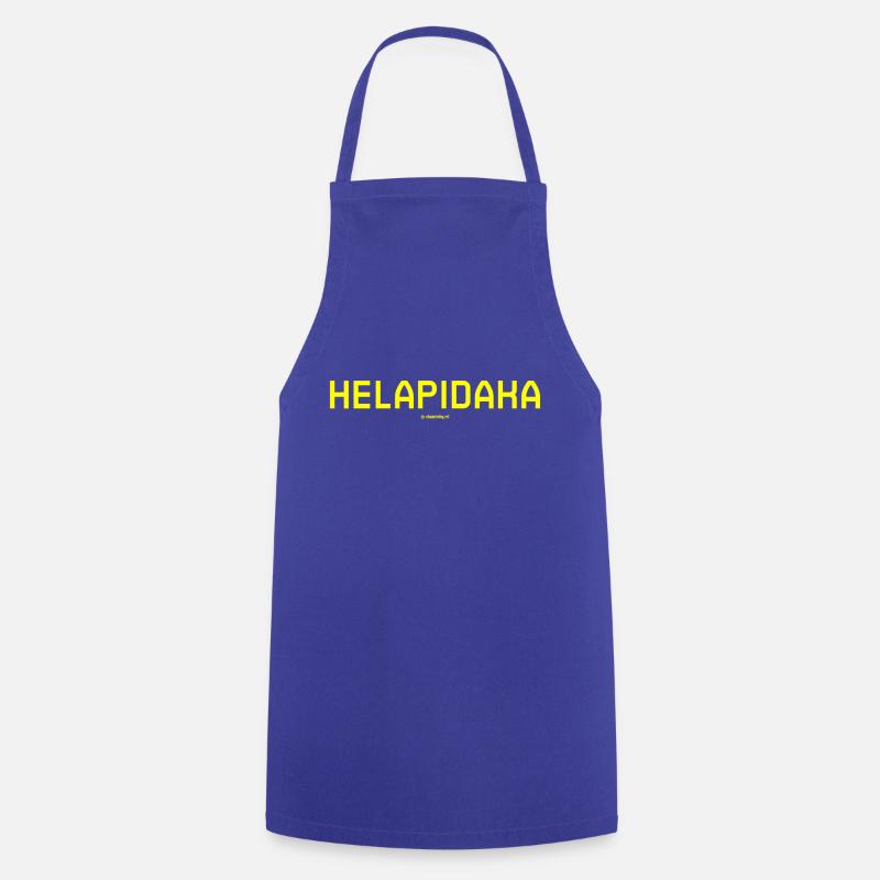 Helapidaka - Cooking Apron - royal blue