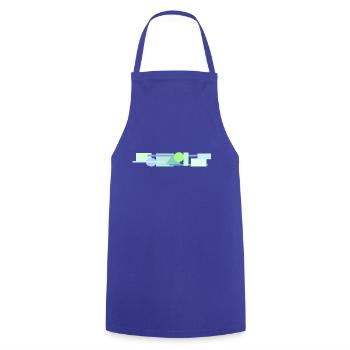 Form - Cooking Apron - royal blue - Front - AI Model Male 185 dark (185cm)