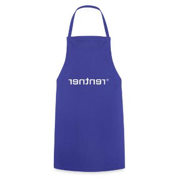 rentner - Kochschürze - Royalblau - Vorne - AI Model Male 185 dark (185cm)