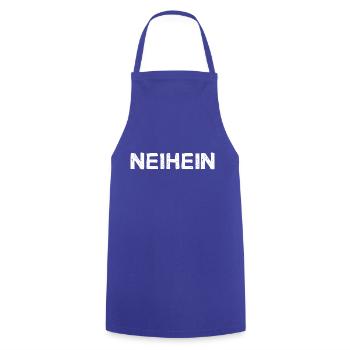 Neihein Nö Nein Nee Mach Ich Nicht Stur Geschenk - Kochschürze - Royalblau - Vorne - AI Model Male 185 dark (185cm)