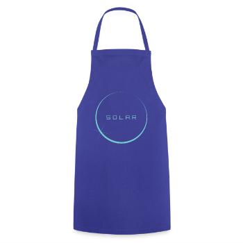 Solar - Kochschürze - Royalblau - Vorne - AI Model Male 185 dark (185cm)