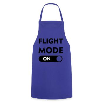 Airplane pilot aviator ultra light aircraft - Cooking Apron - royal blue - Front - AI Model Male 185 dark (185cm)