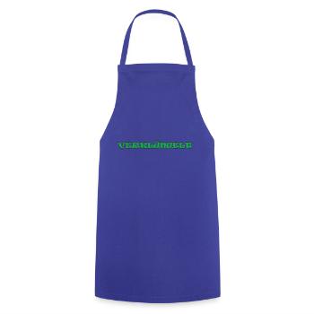 VERKLÜNGELT2 - Kochschürze - Royalblau - Vorne - AI Model Male 185 dark (185cm)