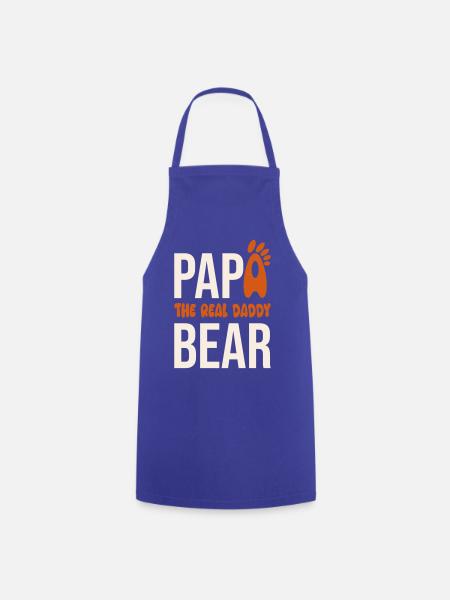 Papa Bear: El Real Daddy - Kochschürze - Royalblau